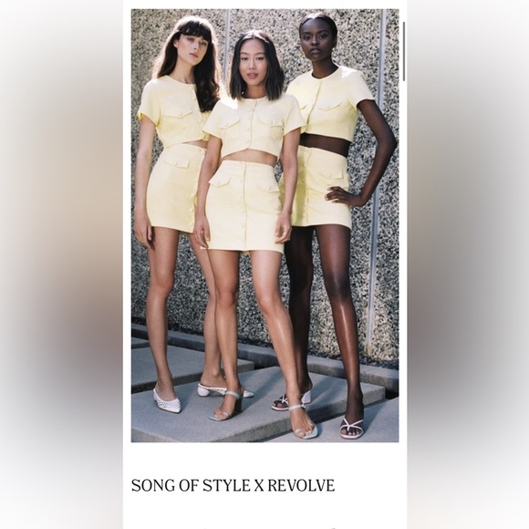 Song of Style’s REVOLVE , Gala top and Gala mini skirt - Picture 2 of 5